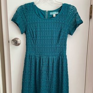 Ladies Green lace dress Size Small